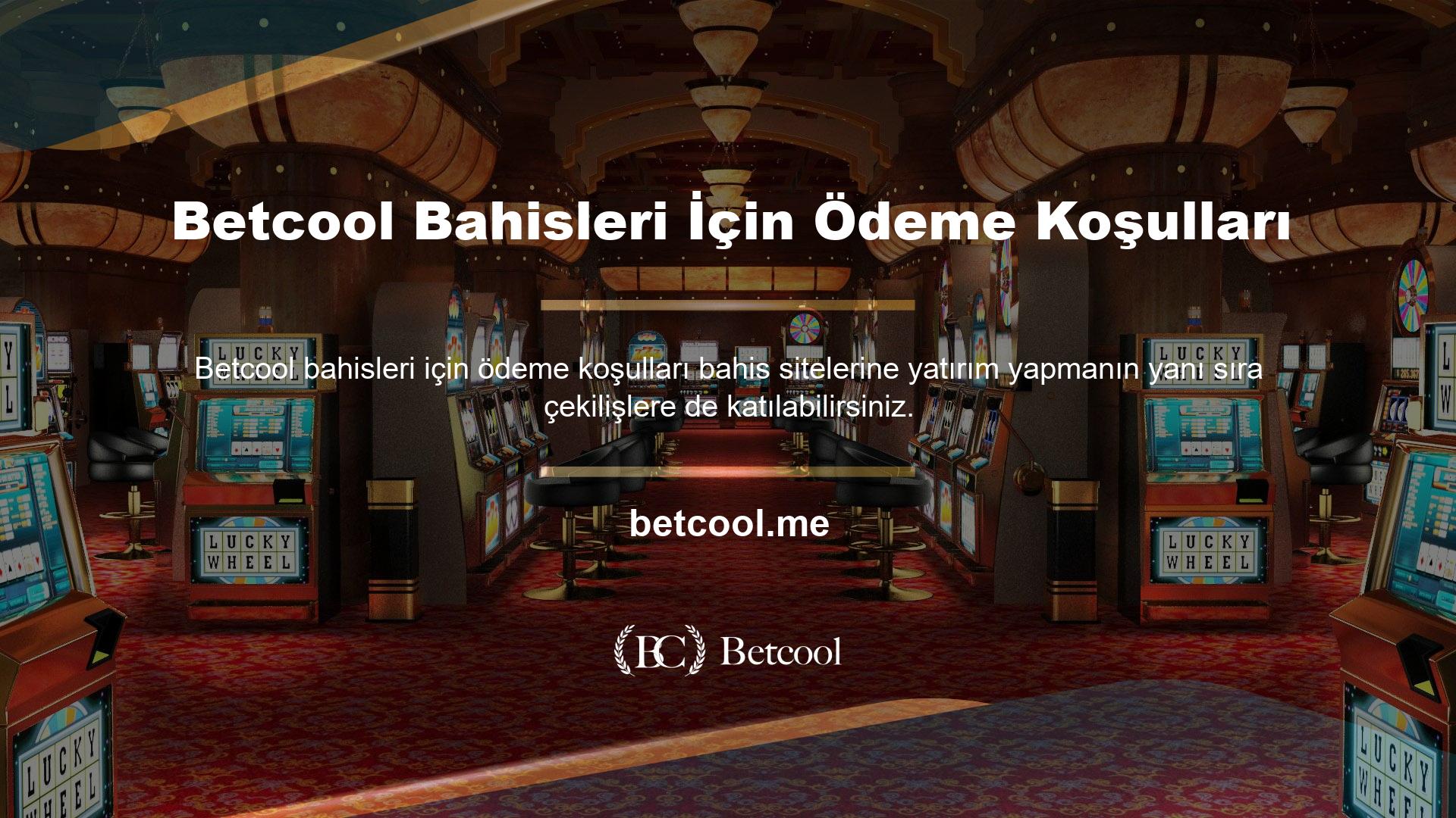 Online casino siteleri arasında faaliyet gösteren diğer casino sitelerinin aksine, Betcool casino sitesi kazançları kazanca çevirmektedir